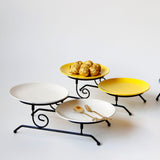 Maxbell Exquisite Dessert Serving Plate Decoration for Home Thanksgiving Birthday