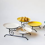 Maxbell Exquisite Dessert Serving Plate Decoration for Home Thanksgiving Birthday