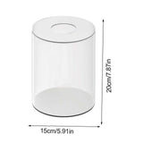 Maxbell Clear Acrylic Cake Stand Cake Riser Cake Tier Cake Tool for Wedding Birthday 15cm x 20cm x 0.3cm