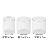 Maxbell Clear Acrylic Cake Stand Cake Riser Cake Tier Cake Tool for Wedding Birthday 15cm x 20cm x 0.3cm
