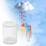 Maxbell Clear Acrylic Cake Stand Cake Riser Cake Tier Cake Tool for Wedding Birthday 15cm x 20cm x 0.3cm
