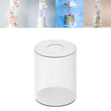 Maxbell Clear Acrylic Cake Stand Cake Riser Cake Tier Cake Tool for Wedding Birthday 15cm x 20cm x 0.3cm