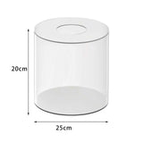 Maxbell Clear Acrylic Cake Stand Cake Riser Cake Tier Cake Tool for Wedding Birthday 25cm x 20cm x 0.3cm