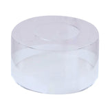 Maxbell Acrylic Cylinder Display Riser Round Decor Fillable Tabletop for Wedding 25CM