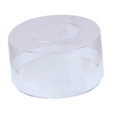 Maxbell Acrylic Cylinder Display Riser Round Decor Fillable Tabletop for Wedding 25CM