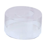 Maxbell Acrylic Cylinder Display Riser Round Decor Fillable Tabletop for Wedding 25CM