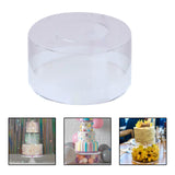 Maxbell Acrylic Cylinder Display Riser Round Decor Fillable Tabletop for Wedding 25CM
