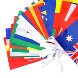 Maxbell 32 Hanging String Flags Bunting Banners for Events Restaurant Festival 20cmx28cm