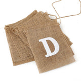 Maxbell Reusable Burlap Bunting Banner Wedding Banner for Anniversary Event Party