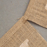 Maxbell Reusable Burlap Bunting Banner Wedding Banner for Anniversary Event Party