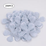 Maxbell Artificial Petals Table Centerpiece Party Favors for DIY Crafts Dress Hats Gray