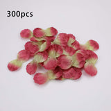 Maxbell 300x Handcraft Artificial Flower Petals Simulation for Home Garden Wall Red