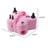 Maxbell Two Nozzle Electric Air Balloon Pump Multifunctional for Festival Birthday
