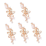 Maxbell 5 Pieces Elegant Wedding Headdress Hairband for Anniversaries Decor