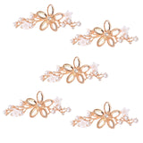 Maxbell 5 Pieces Elegant Wedding Headdress Hairband for Anniversaries Decor