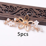 Maxbell 5 Pieces Elegant Wedding Headdress Hairband for Anniversaries Decor