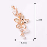 Maxbell 5 Pieces Elegant Wedding Headdress Hairband for Anniversaries Decor