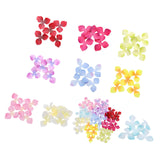 Maxbell 200 Pieces Wedding Flowers Confetti for Birthdays Centerpieces Red