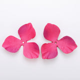 Maxbell 200 Pieces Wedding Flowers Confetti for Birthdays Centerpieces Rose Red