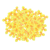 Maxbell 200 Pieces Wedding Flowers Confetti for Birthdays Centerpieces Yellow