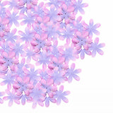 Maxbell 300 Pieces Artificial Flower Petals Resuable Floret for Party Table Outdoor Light Purple