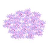 Maxbell 300 Pieces Artificial Flower Petals Resuable Floret for Party Table Outdoor Light Purple