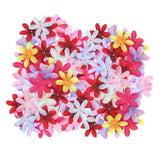 Maxbell 300 Pieces Artificial Flower Petals Resuable Floret for Party Table Outdoor Mixed Color