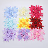 Maxbell 300 Pieces Artificial Flower Petals Resuable Floret for Party Table Outdoor Mixed Color