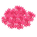 Maxbell 300 Pieces Artificial Flower Petals Resuable Floret for Party Table Outdoor Rose Red