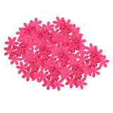 Maxbell 300 Pieces Artificial Flower Petals Resuable Floret for Party Table Outdoor Rose Red
