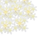 Maxbell 300 Pieces Artificial Flower Petals Resuable Floret for Party Table Outdoor Beige