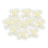 Maxbell 300 Pieces Artificial Flower Petals Resuable Floret for Party Table Outdoor Beige