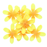 Maxbell 300 Pieces Artificial Flower Petals Resuable Floret for Party Table Outdoor Yellow