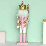 Maxbell Wooden Nutcracker Puppet Statue Kids Traditional for Shelves Holiday Home