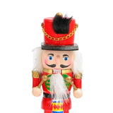Maxbell Nutcracker Soldier model Standing Classic Puppet Doll for Decorative Red Drum