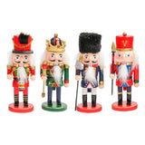 Maxbell Nutcracker Soldier model Standing Classic Puppet Doll for Decorative Red Drum