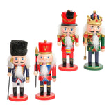 Maxbell Nutcracker Soldier model Standing Classic Puppet Doll for Decorative Red Drum