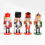 Maxbell Nutcracker Soldier model Standing Classic Puppet Doll for Decorative Red Drum