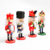 Maxbell Nutcracker Soldier model Standing Classic Puppet Doll for Decorative Red Drum