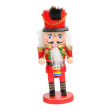 Maxbell Nutcracker Soldier model Standing Classic Puppet Doll for Decorative Red Drum