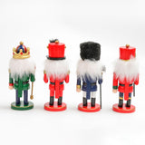 Maxbell Nutcracker Soldier model Standing Classic Puppet Doll for Decorative Blue