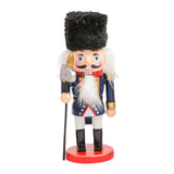 Maxbell Nutcracker Soldier model Standing Classic Puppet Doll for Decorative Blue
