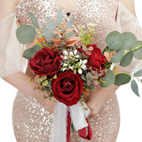Maxbell Romantic Wedding Bridal Bouquet Photography Props for Banquet Wedding Decor A