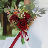 Maxbell Romantic Wedding Bridal Bouquet Photography Props for Banquet Wedding Decor A
