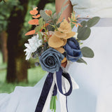 Maxbell Romantic Wedding Bridal Bouquet Photography Props for Banquet Wedding Decor C