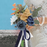 Maxbell Romantic Wedding Bridal Bouquet Photography Props for Banquet Wedding Decor C