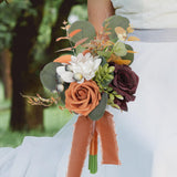 Maxbell Romantic Wedding Bridal Bouquet Photography Props for Banquet Wedding Decor D