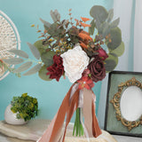 Maxbell Romantic Wedding Bridal Bouquet Photography Props for Banquet Wedding Decor E