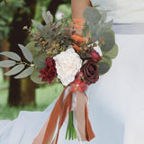 Maxbell Romantic Wedding Bridal Bouquet Photography Props for Banquet Wedding Decor E