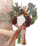 Maxbell Romantic Wedding Bridal Bouquet Photography Props for Banquet Wedding Decor E